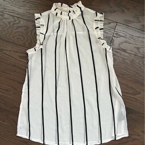 Who What Wear Striped Blouse